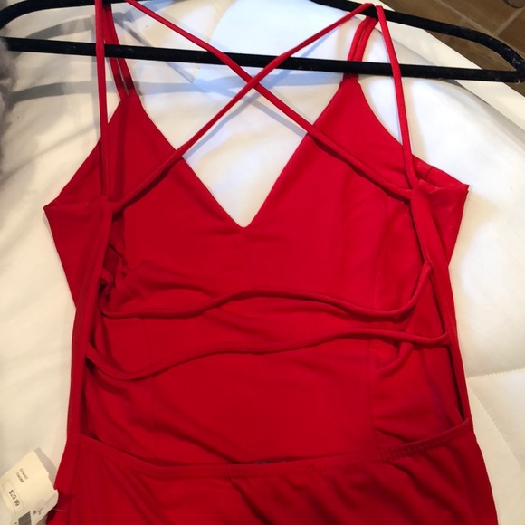 Red Mini Dress Medium - Picture 3 of 7